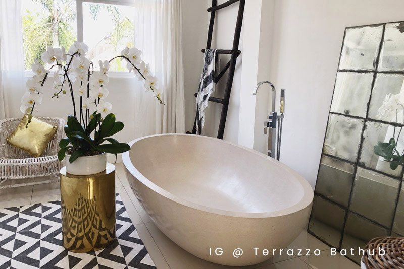 TB 03 Lily Sweet - Terrazzo Composite Bathtubs