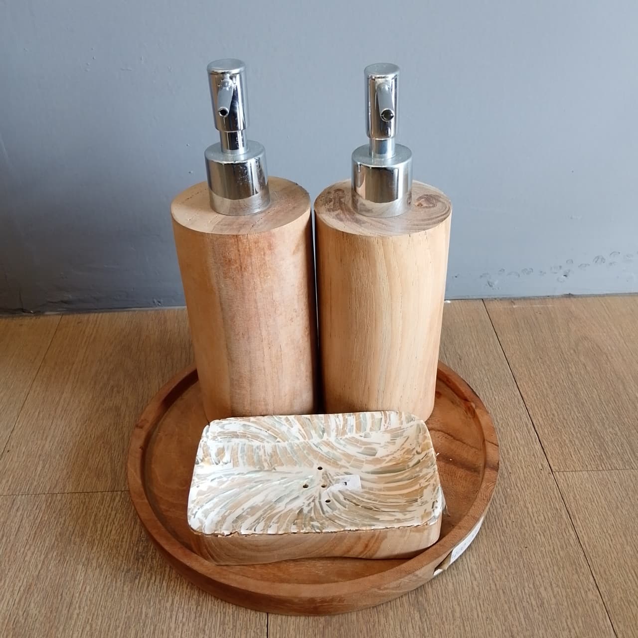 SOAP DISPENSER KAYU (1set) - Accessories